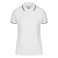 ATLANTIC LADY, Damen-Poloshirt, 190 g/m2, Weiss