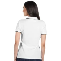 ATLANTIC LADY, Damen-Poloshirt, 190 g/m2, Weiss