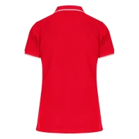 ATLANTIC LADY, women's polo shirt, 190 g/m2, red