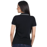 ATLANTIC LADY, Damen-Poloshirt, 190 g/m2, Blau