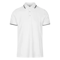 ATLANTIC, Poloshirt, 190 g/m2, Weiss