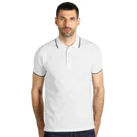 ATLANTIC, Poloshirt, 190 g/m2, Weiss
