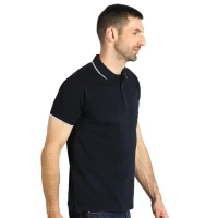 ATLANTIC, Poloshirt, 190 g/m2, Blau