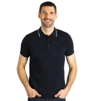 ATLANTIC, Poloshirt, 190 g/m2, Blau