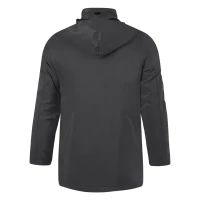 HILL, unisex hooded jacket, dark gray