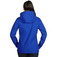 PROTECT WOMEN, Damen SoftshellJacke mit abnehmbarer Kapuze, Königsblau