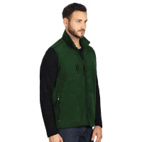 POLARIS VEST, Polar-Fleece-Weste, 280 g/m2, Grün