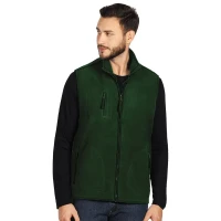 POLARIS VEST, Polar-Fleece-Weste, 280 g/m2, Grün