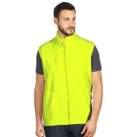 POLARIS VEST, Polar-Fleece-Weste, 280 g/m2, Neongelb