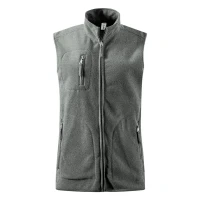 POLARIS VEST, Polar-Fleece-Weste, 280 g/m2, Asche