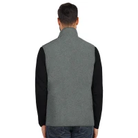 POLARIS VEST, Polar-Fleece-Weste, 280 g/m2, Asche