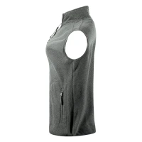 POLARIS VEST, Polar-Fleece-Weste, 280 g/m2, Asche