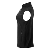 POLARIS VEST, Polar-Fleece-Weste, 280 g/m2, Schwarz