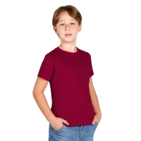 MASTER KID, Kinder-Baumwoll-T-Shirt, 150 g/m2, Bordeaux