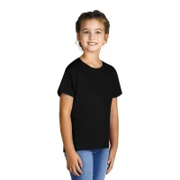MASTER KID, Kinder-Baumwoll-T-Shirt, 150 g/m2, Schwarz
