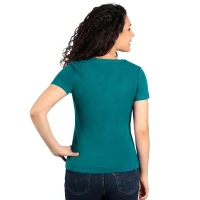MASTER LADY, Damen-Baumwoll-T-Shirt, 150 g/m2, Petrol