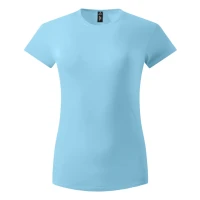 MASTER LADY, Damen-Baumwoll-T-Shirt, 150 g/m2, Hellblau