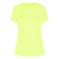 CROSSFIT LADY, women's t-shirt, 100% polyester, neon yellow