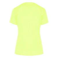 CROSSFIT LADY, women's t-shirt, 100% polyester, neon yellow