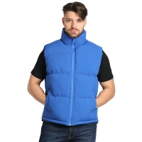 HUSKY VEST, Unisex wattierte Weste, Königsblau
