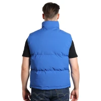 HUSKY VEST, Unisex wattierte Weste, Königsblau