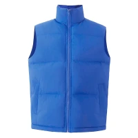 HUSKY VEST, Unisex wattierte Weste, Königsblau