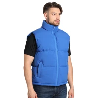 HUSKY VEST, Unisex wattierte Weste, Königsblau