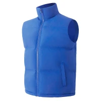 HUSKY VEST, Unisex wattierte Weste, Königsblau