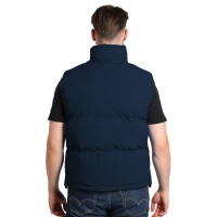 HUSKY VEST, Unisex wattierte Weste, Blau