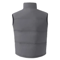 HUSKY VEST, unisex padded bodywarmer, dark gray