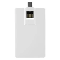 CREDIT CARD C, usb flash memorija, beli, 64GB