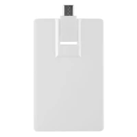 CREDIT CARD C, usb flash memorija, beli, 16GB