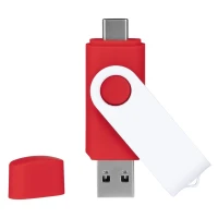 SMART C WHITE 3.0, usb flash memory, red, 64GB