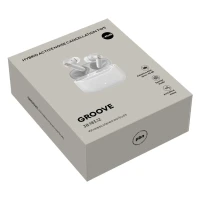 GROOVE, Kabellose Stereo-Kopfhörer, Grau