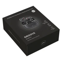GROOVE, bežične stereo slušalice, crne