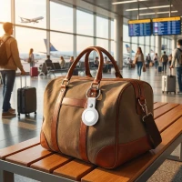 LOCATEPRO, Find-My-Schlüsselanhänger mit Ortungsfunktion, Weiss