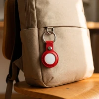 LOCATEPRO, Find-My-Schlüsselanhänger mit Ortungsfunktion, Rot