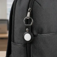 LOCATEPRO, Find-My-Schlüsselanhänger mit Ortungsfunktion, Schwarz