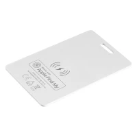 DERAX CARD, find my card, rechargable, white