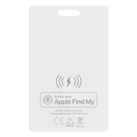 DERAX CARD, find my card, rechargable, white