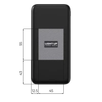 ODIN 10 PLUS, pomoćna baterija, 10.000 mah, crna