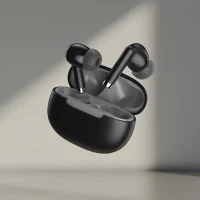 TRION, wireless stereo earbuds, black