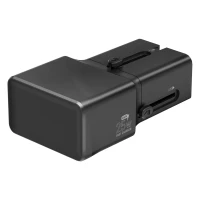 INTER CHARGER 25W, Universal-Reise-Wandladegerät, 25W, Schwarz