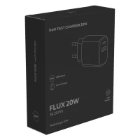 FLUX 20W, Wandladegerät, 20W, Weiss