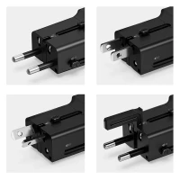 INTER CHARGER 25W, Universal-Reise-Wandladegerät, 25W, Schwarz