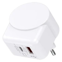 EU USB CHARGER AC 45PD, wall charger 45w, white