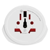 WORLD TO EUROPE, Einzeladapter, Weiss