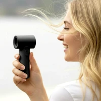 HELIOS, Handventilator mit 5 Geschwindigkeiten, Schwarz