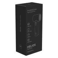 HELIOS, Handventilator mit 5 Geschwindigkeiten, Schwarz