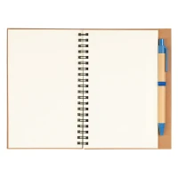 VERDE, notebook with pen, blue